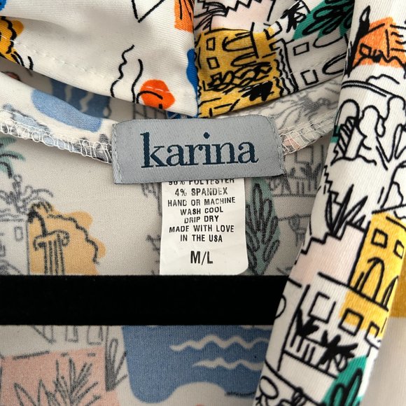 Karina Dresses - Ruby Dress in Santorini (?) Sleeveless, Like New - Picture 5 of 5